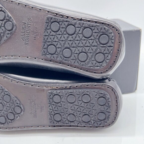 Allen Edmonds Super Sport Mens Driver Loafers Shoes Dress Black Leather US 9 - Picture 11 of 13